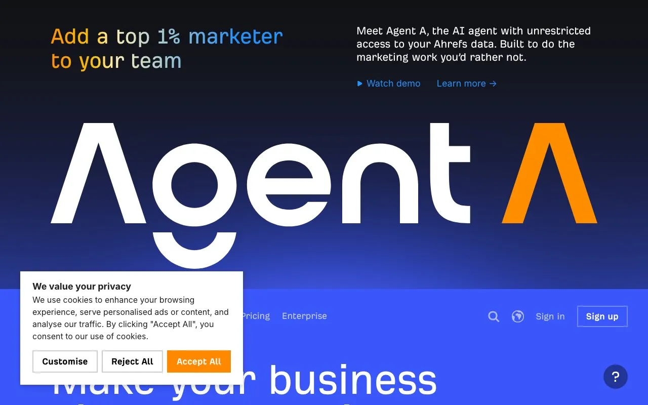 Aperçu Ahrefs API