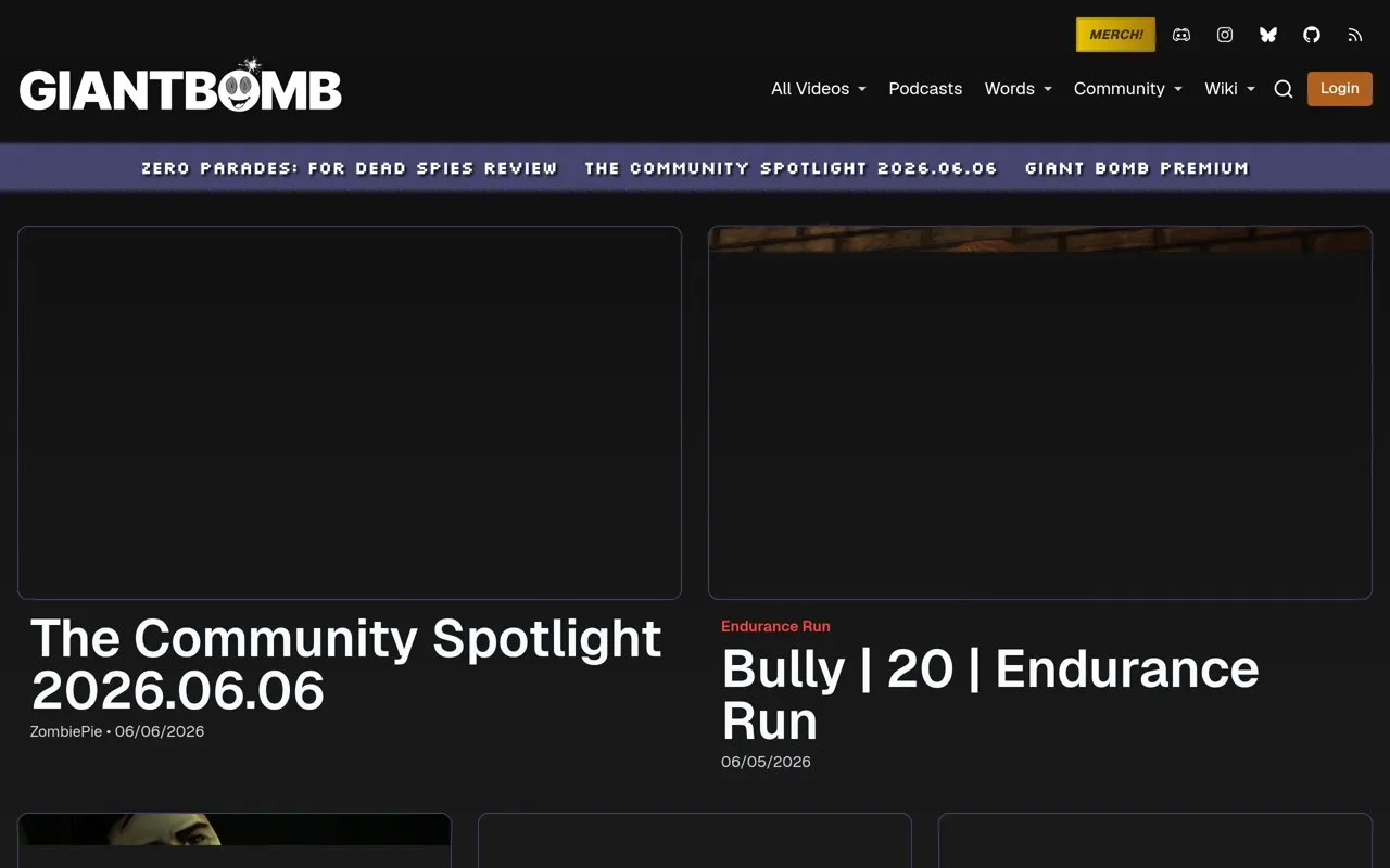 Aperçu Giant Bomb