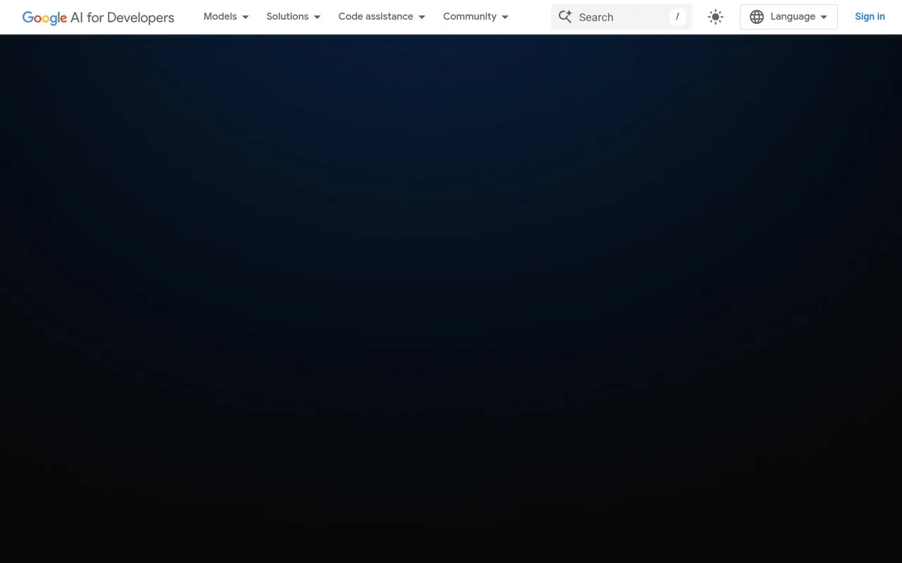 Aperçu Google Gemini API