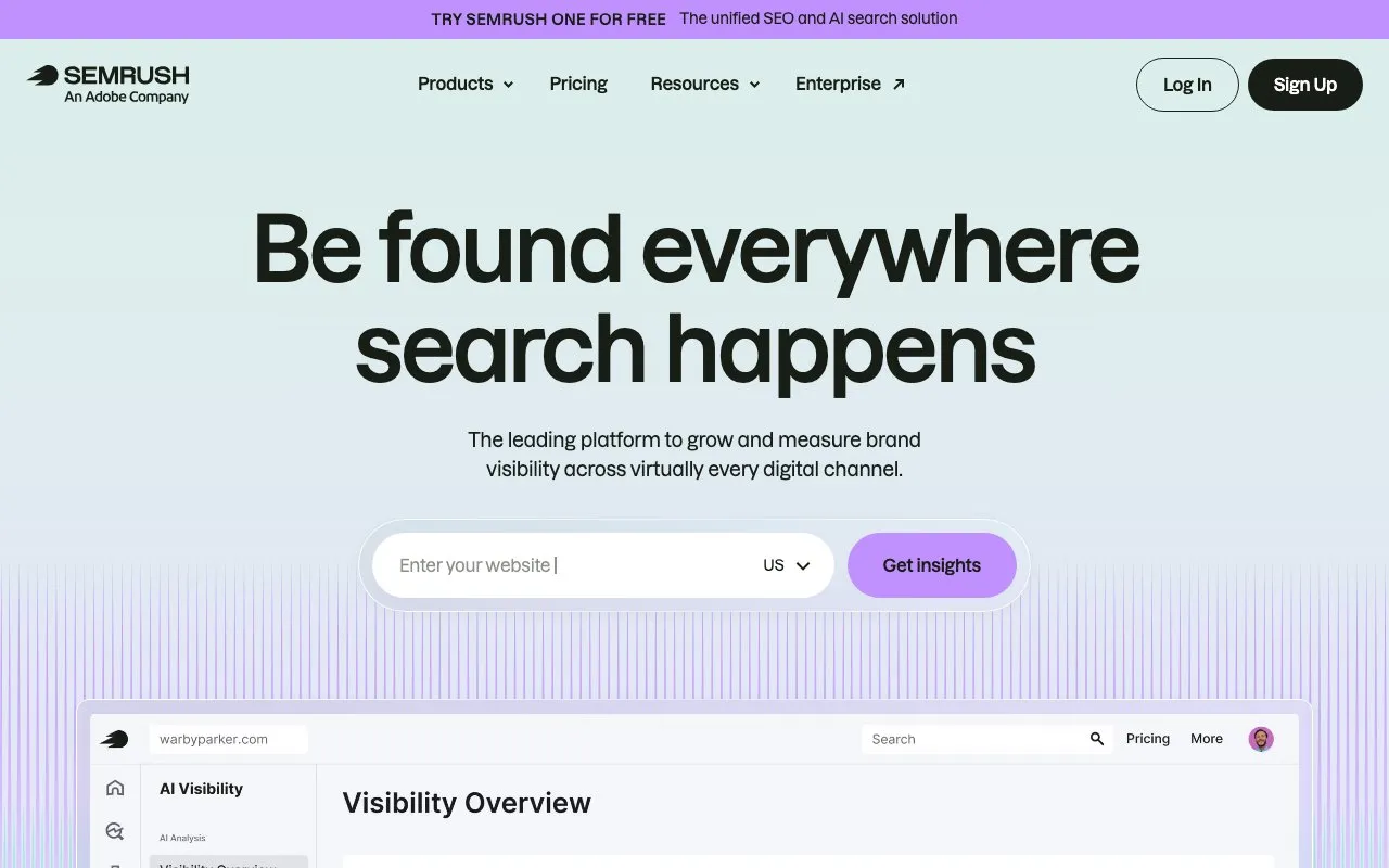 Aperçu Semrush API