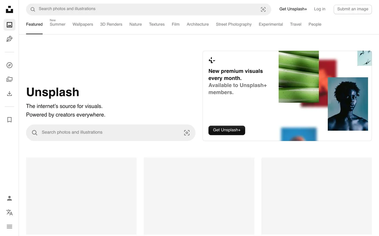 Aperçu Unsplash API