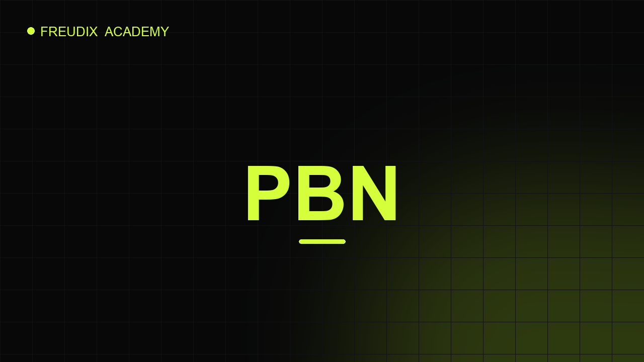 Aperçu Créer un PBN