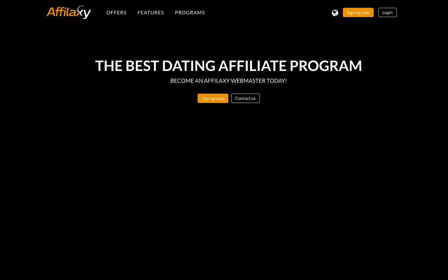 Aperçu du site Affilaxy
